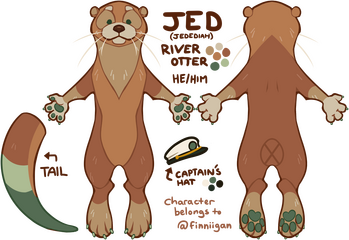 jed chibi refsheet example
